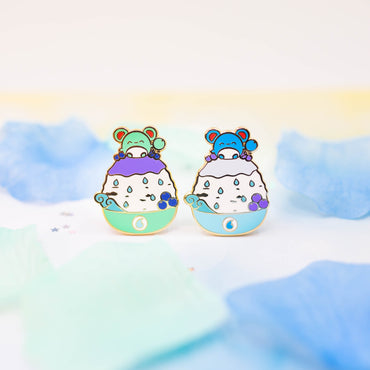Marill Shaved Ice  - Pokemon Pin Badge by Poroful