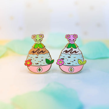 Bellossom Shaved Ice - Pokemon Pin Badge by Poroful