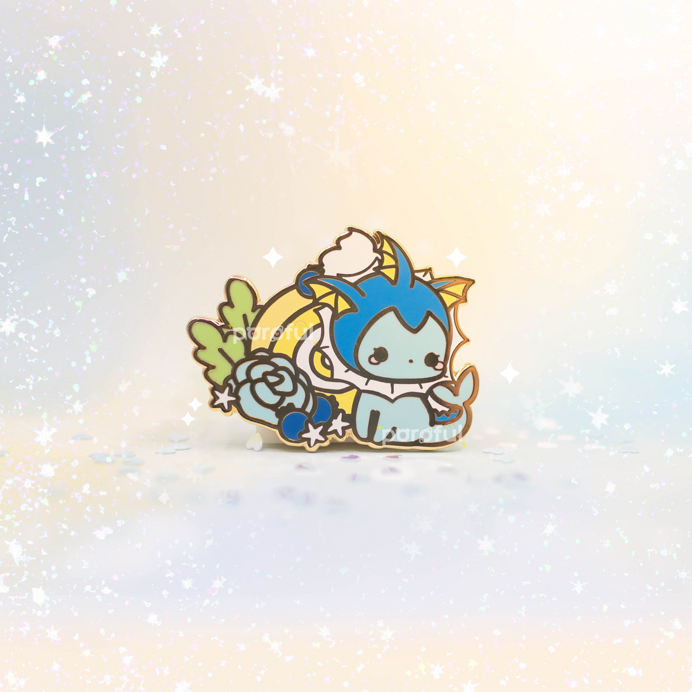 Pokemon - Vaporeon Cake Roll Pin by Poroful