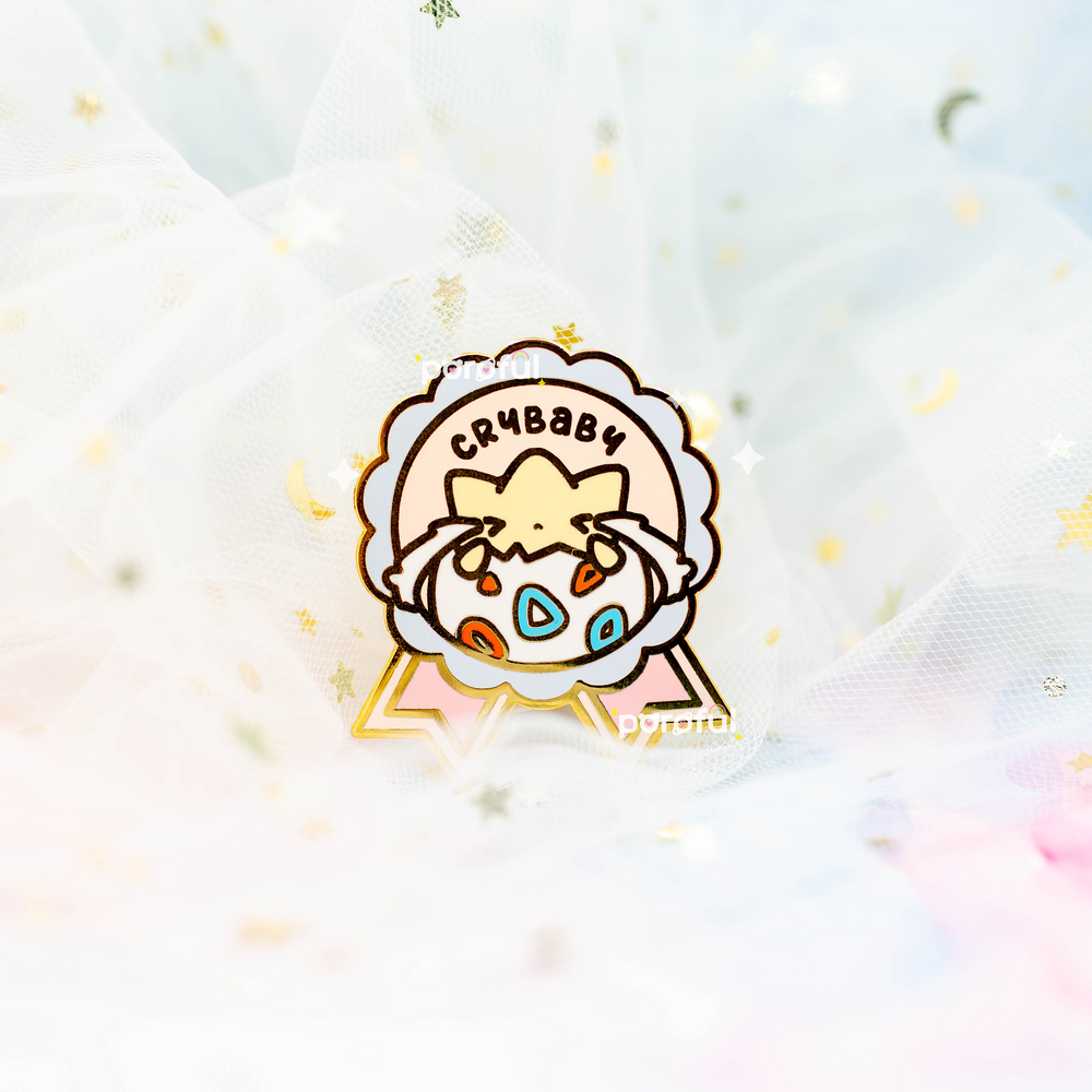 Pokemon - Togepi "Crybaby" Enamel Pin by Poroful