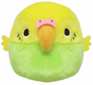 San-ei Tori-dango Plush Doll Sekisei Inko Shell Parakeet Green