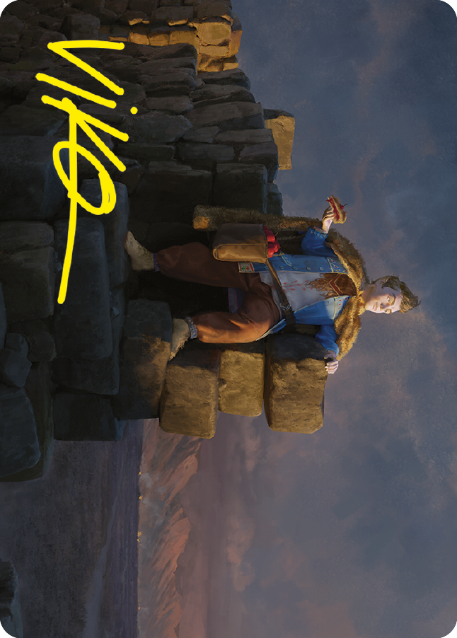 Pippin, Warden of Isengard Art Card (Gold-Stamped Signature) [The Lord Pippin, Warden of Isengard Art Card (Gold-Stamped Signature) [The Lord