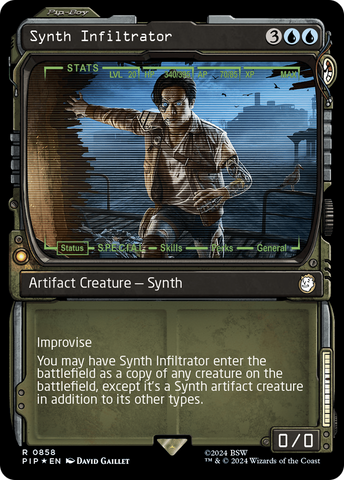 Synth Infiltrator (Showcase) (Surge Foil) [Fallout]