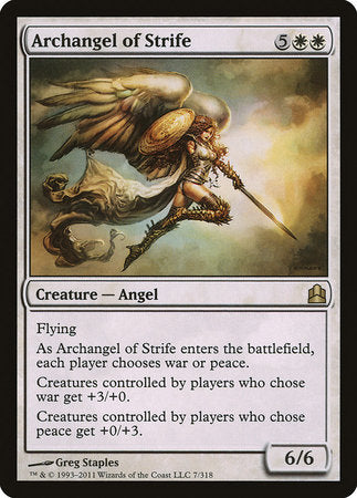 Archangel of Strife [Commander 2011]