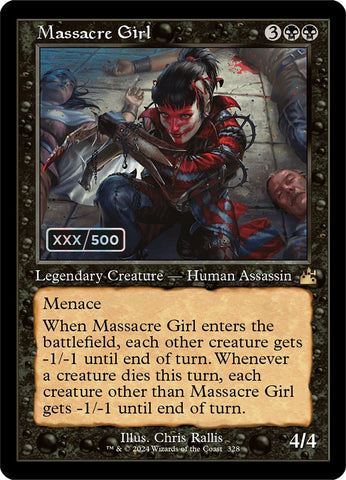 Massacre Girl (Retro) (Serialized) [Ravnica Remastered]