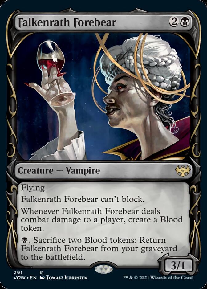 Falkenrath Forebear (Showcase Fang Frame) [Innistrad: Crimson Vow]