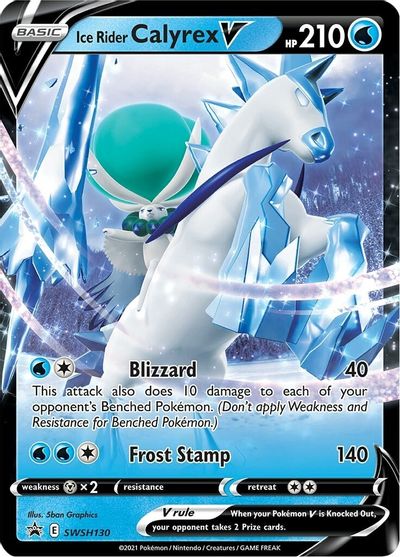 ICE RIDER CALYREX V - SWSH130 - SWSH PROMO
