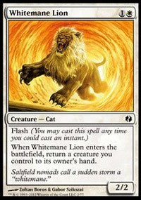 Whitemane Lion [Duel Decks: Venser vs. Koth]