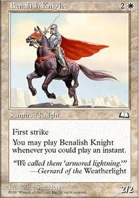 Benalish Knight [Weatherlight]