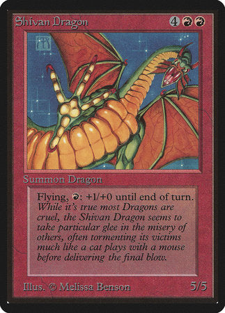 Shivan Dragon [Limited Edition Beta]