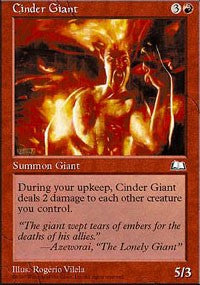 Cinder Giant [Weatherlight]