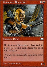 Dwarven Berserker [Weatherlight]