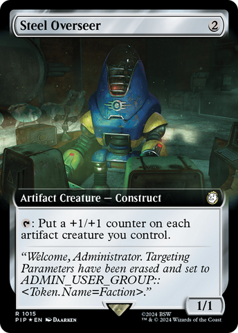 Steel Overseer (Extended Art) (Surge Foil) [Fallout]