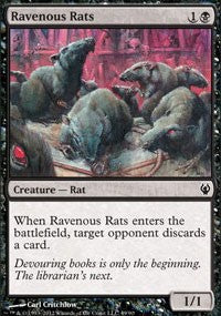 Ravenous Rats [Duel Decks: Izzet vs. Golgari]