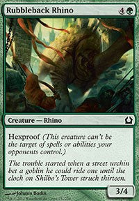 Rubbleback Rhino [Return to Ravnica]