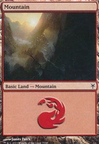 Mountain (75) [Duel Decks: Sorin vs. Tibalt]