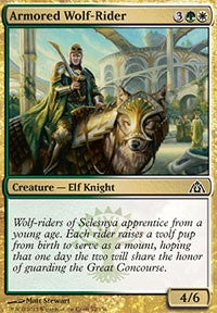 Armored Wolf-Rider [Dragon's Maze]