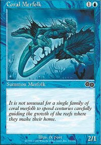 Coral Merfolk [Urza's Saga]