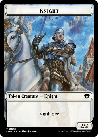 Knight Token [Commander Masters Tokens]