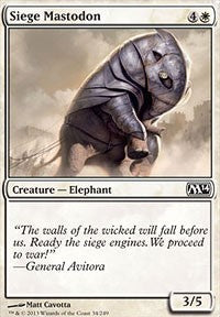 Siege Mastodon [Magic 2014]