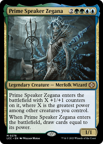 Prime Speaker Zegana [The Lost Caverns of Ixalan Commander]