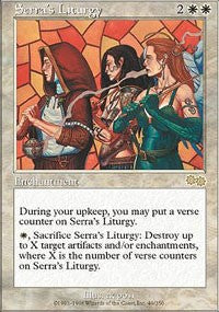 Serra's Liturgy [Urza's Saga]
