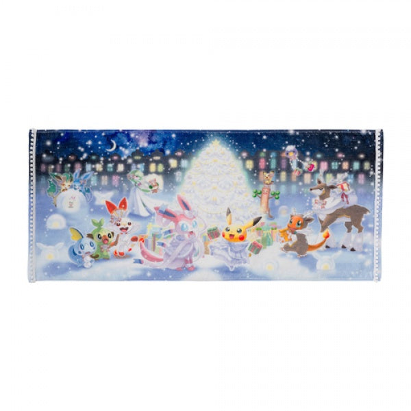 Pokémon Center Original Face Towel - Frosty Christmas