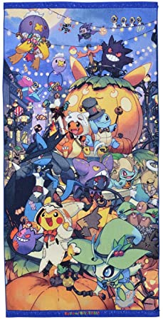 Pokémon Center Original Mini Bath Towel - Halloween Festival!