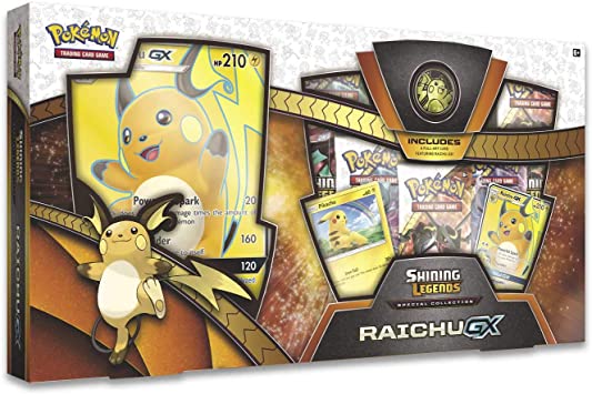 Pokemon TCG: Shining Legends Special Collection Raichu-GX