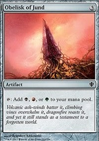 Obelisk of Jund [Commander 2013]