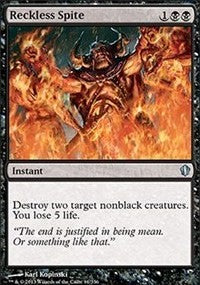 Reckless Spite [Commander 2013]