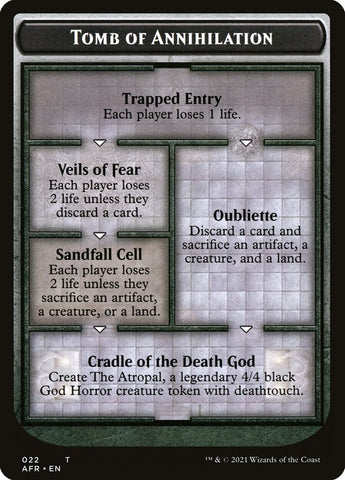 Tomb of Annihilation Token (Oversized) [Oversize Cards]