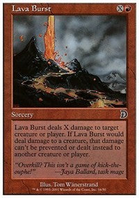 Lava Burst [Deckmasters]
