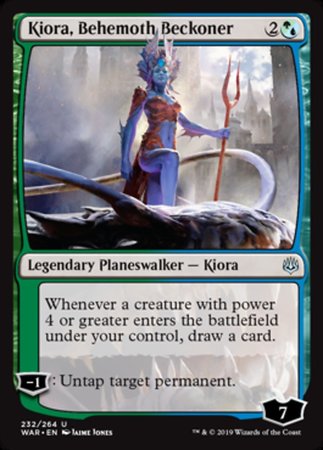 Kiora, Behemoth Beckoner [War of the Spark]