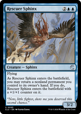 Rescuer Sphinx [Ravnica: Clue Edition]
