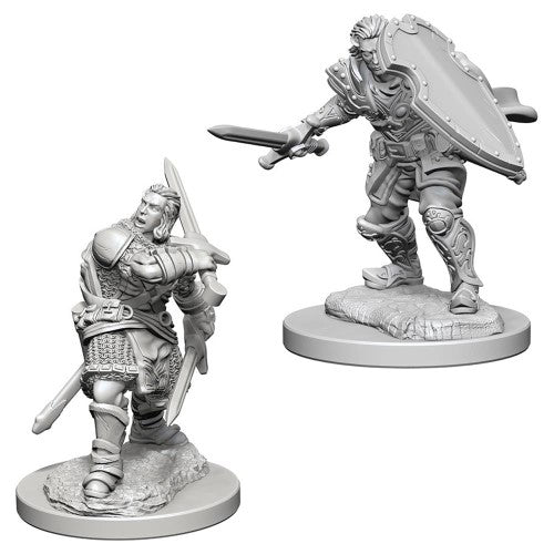 Nolzer's Marvolous Miniatures: Human Male Paladin