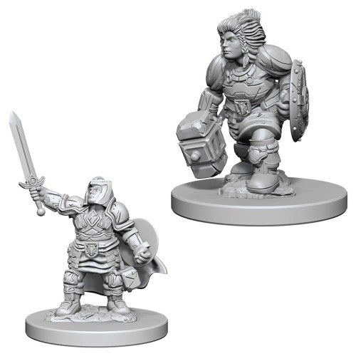 Nolzer's Marvolous Miniatures: Dwarf Female Paladin
