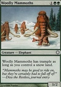 Woolly Mammoths [Coldsnap Theme Decks]