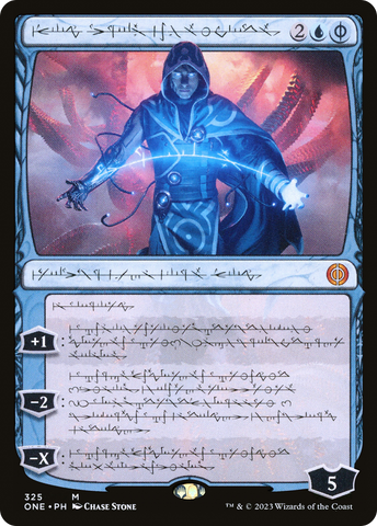 Jace, the Perfected Mind (Phyrexian) [Phyrexia: All Will Be One]