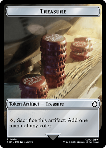 Treasure (018) // Wasteland Double-Sided Token [Fallout Tokens]