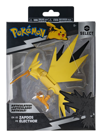 Pokemon - Select 6 Inch Articulated Figure - Zapdos