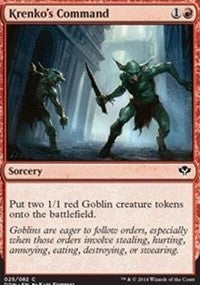 Krenko's Command [Duel Decks: Speed vs. Cunning]