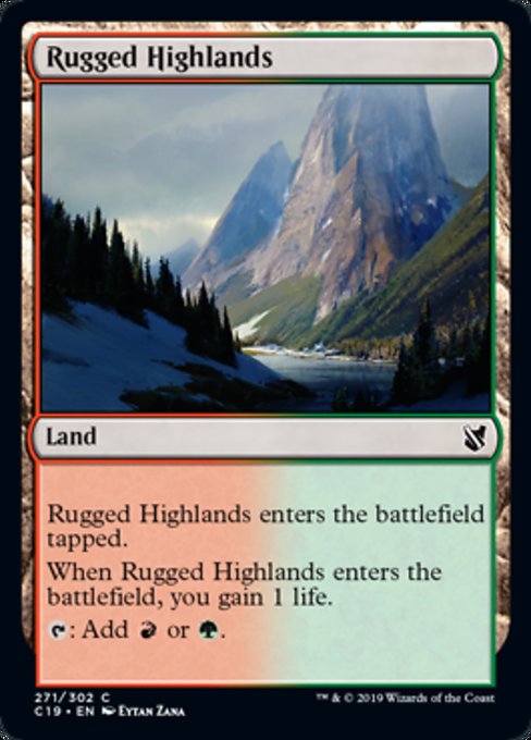 Rugged Highlands [Commander 2019]
