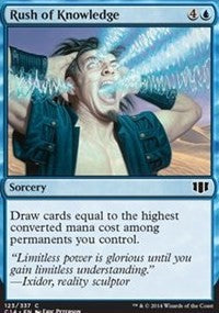Rush of Knowledge [Commander 2014]
