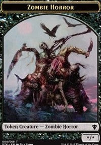 Zombie Horror Token [Dragons of Tarkir Tokens]