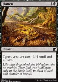 Flatten [Dragons of Tarkir]
