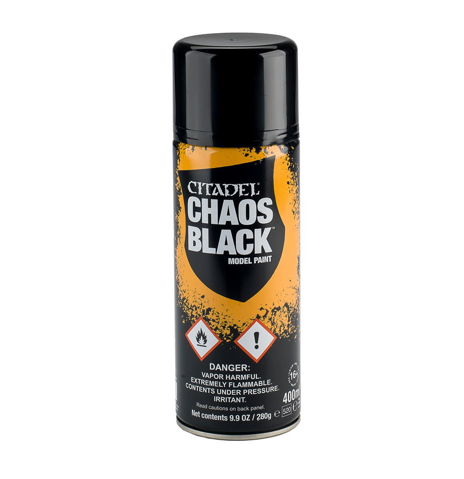 CITADEL SPRAY PAINT: CHAOS BLACK SPRAY
