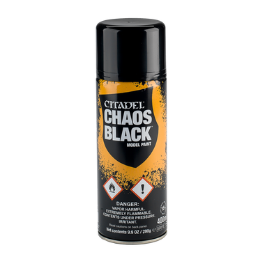 CITADEL SPRAY PAINT: CHAOS BLACK SPRAY