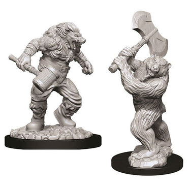 Nolzur's Marvelous Miniatures:  Werebear & Wereboar
