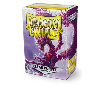 Dragon Shield Sleeves Matte Clear Purple